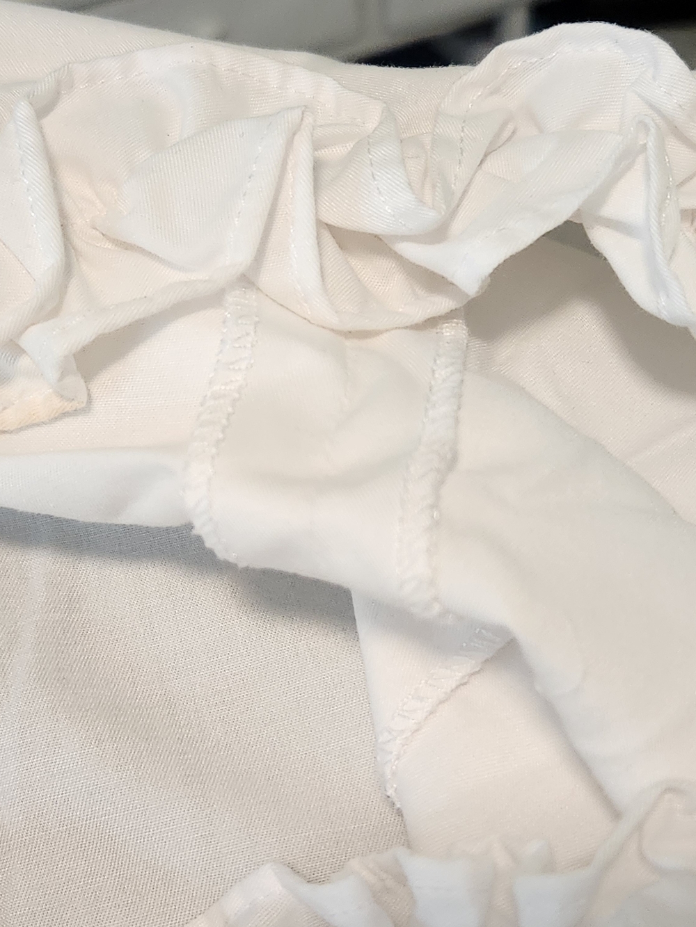 White Ruffled Midi Dress - Picture 2 of 2